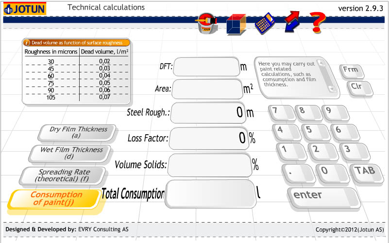 jotun calculator